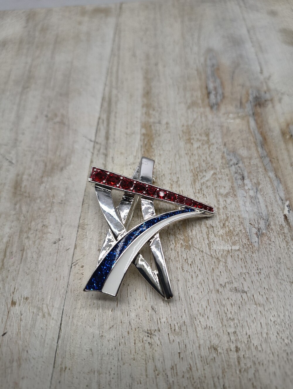 Anne Klein Patriotic Star Pin